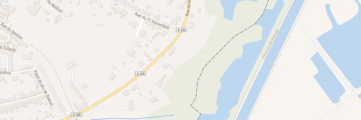 Plan du 4T Rue de la Barette à Corbie