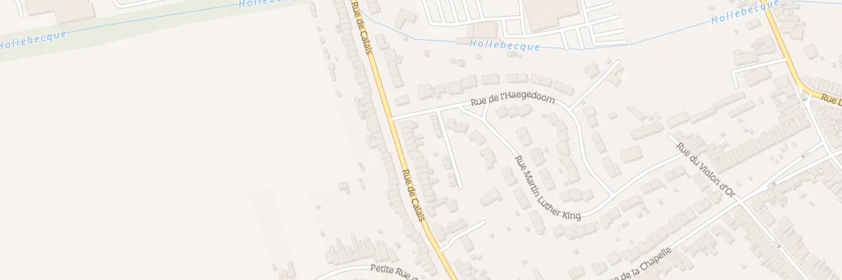 Plan du 242 Rue de Calais à Hazebrouck