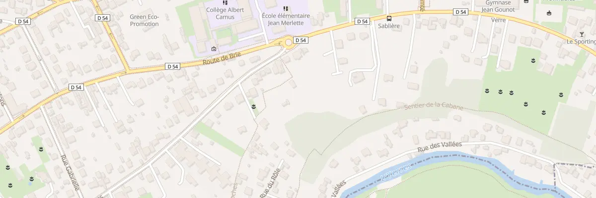 Plan du 92B Rue de Mandres à Brunoy