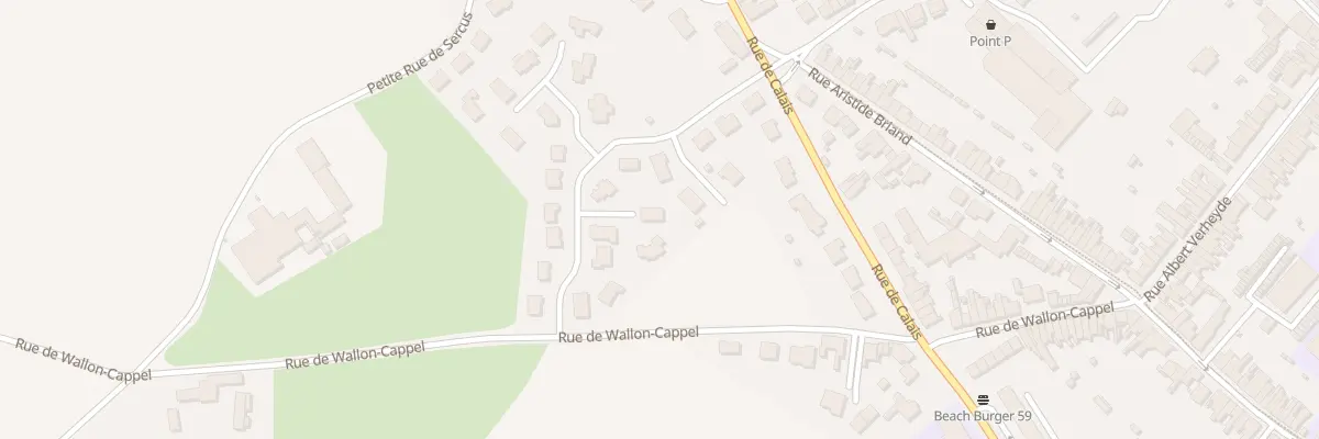 Plan du 77 Rue de la Chapelle à Hazebrouck