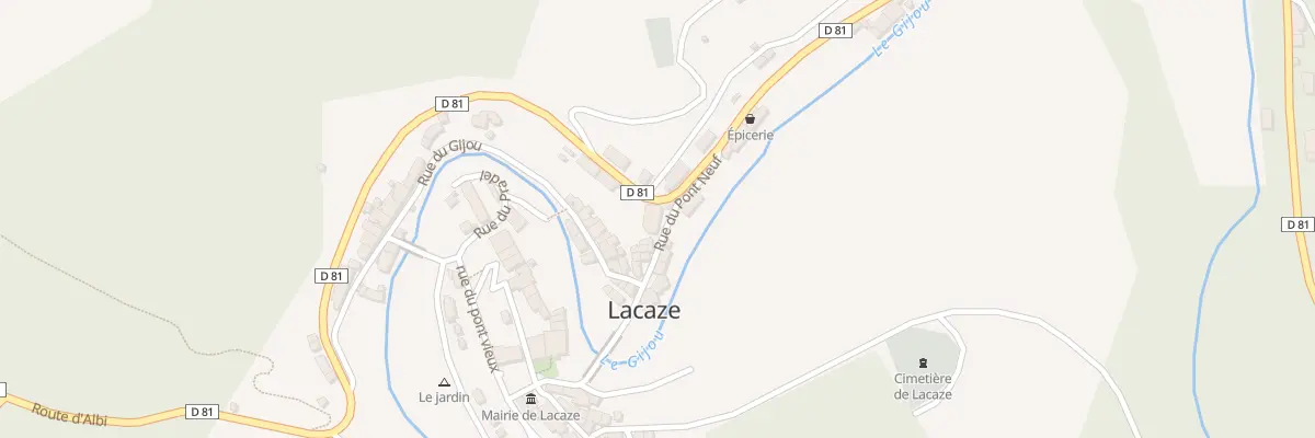 Plan du 22 Av du Poids Public à Lacaze