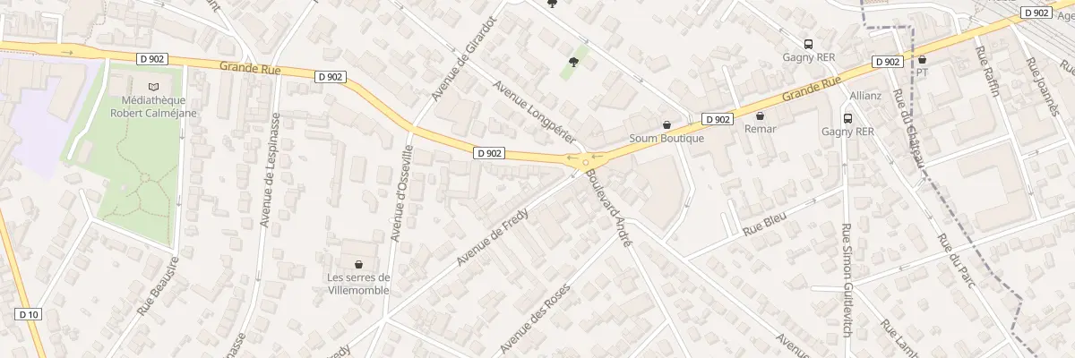 Plan du 156 Gr Grande Rue à Villemomble
