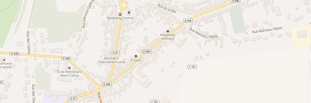 Plan du 66 Rue de la Madeleine à Maignelay-Montigny