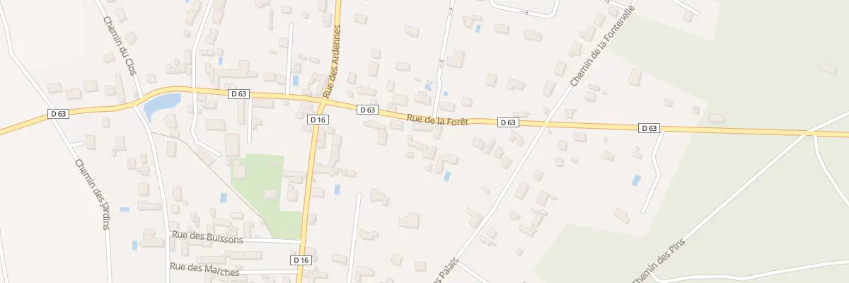 Plan du 8 Rue de la Forêt au Vaudoué