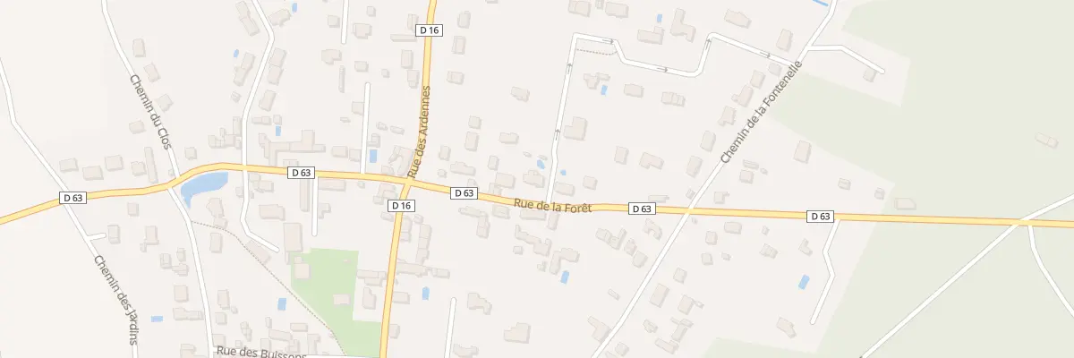 Plan du 9 Rue de la Forêt au Vaudoué