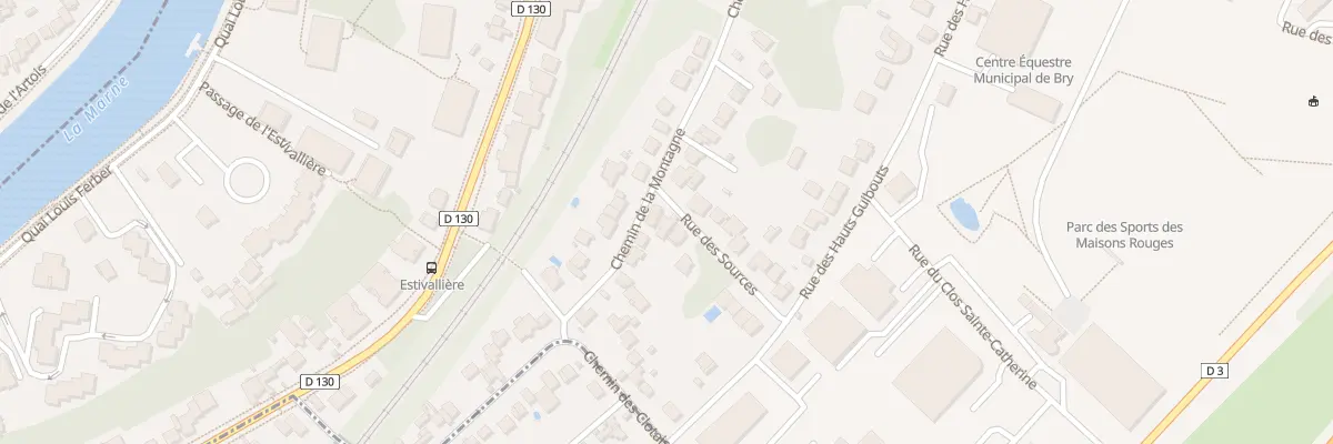 Plan du 2 Rue des Sources à Bry-sur-Marne