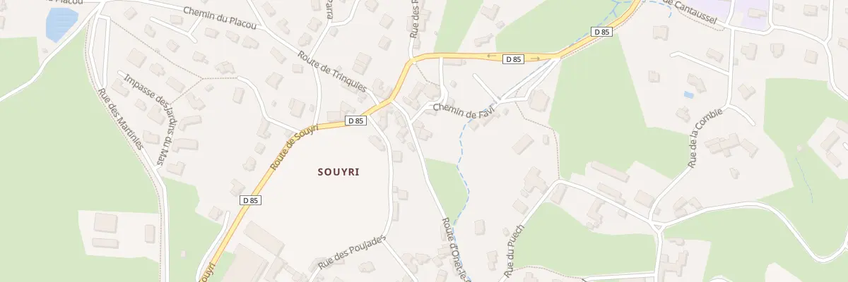 Plan du 5074 Souyri à Salles-la-Source