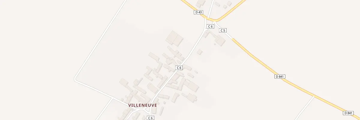 Plan du 11 Villeneuve à Beaumont-du-Gâtinais
