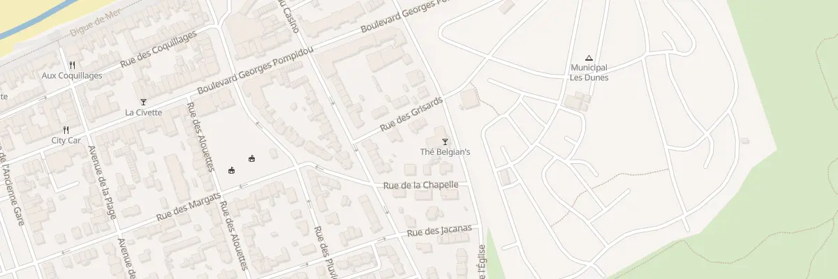 Plan du 68 Rue des Grisards à Bray-Dunes