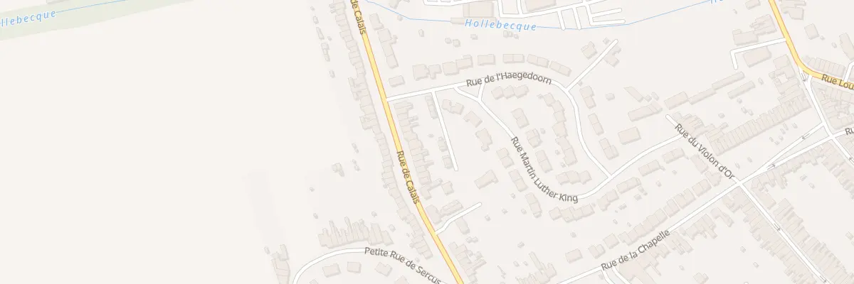 Plan du 236 Rue de Calais à Hazebrouck
