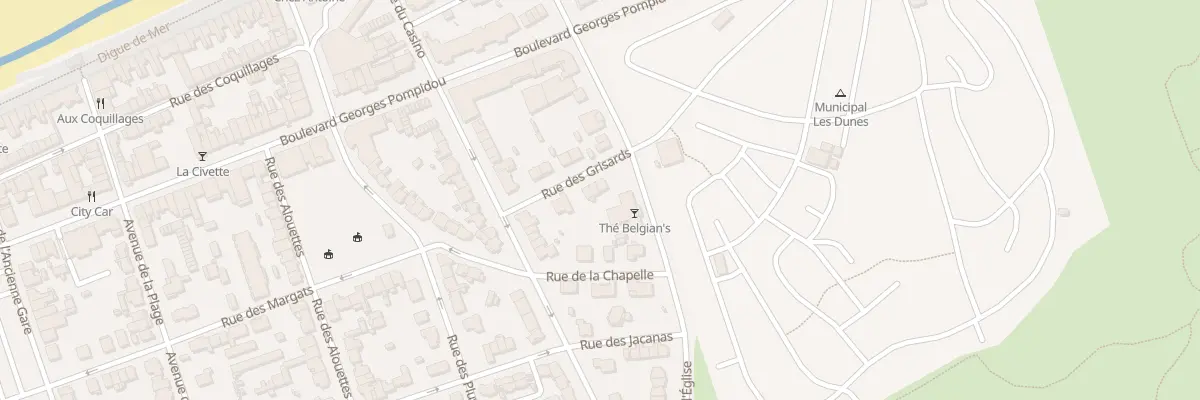 Plan du 72 Rue des Grisards à Bray-Dunes