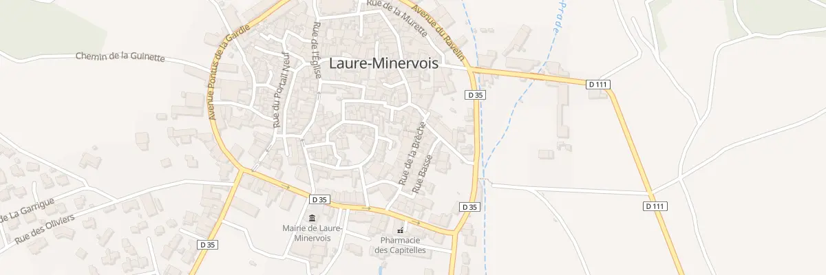 Plan du 14 Rue de la Bréche à Laure-Minervois