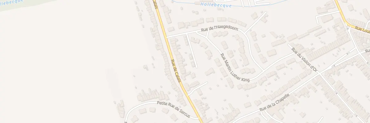 Plan du 232 Rue de Calais à Hazebrouck