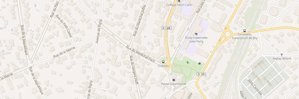 Plan du 8 Rue du Mal Foch à Bry-sur-Marne
