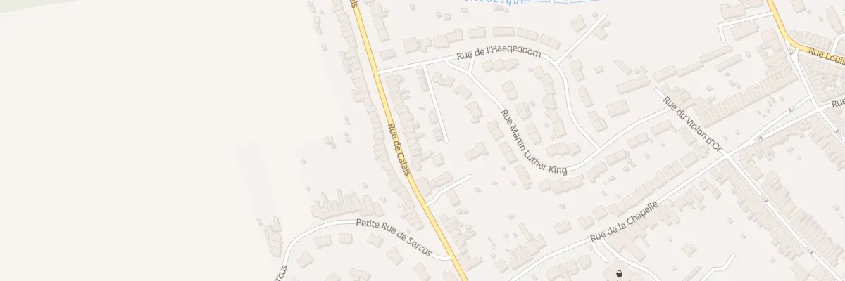 Plan du 228 Rue de Calais à Hazebrouck