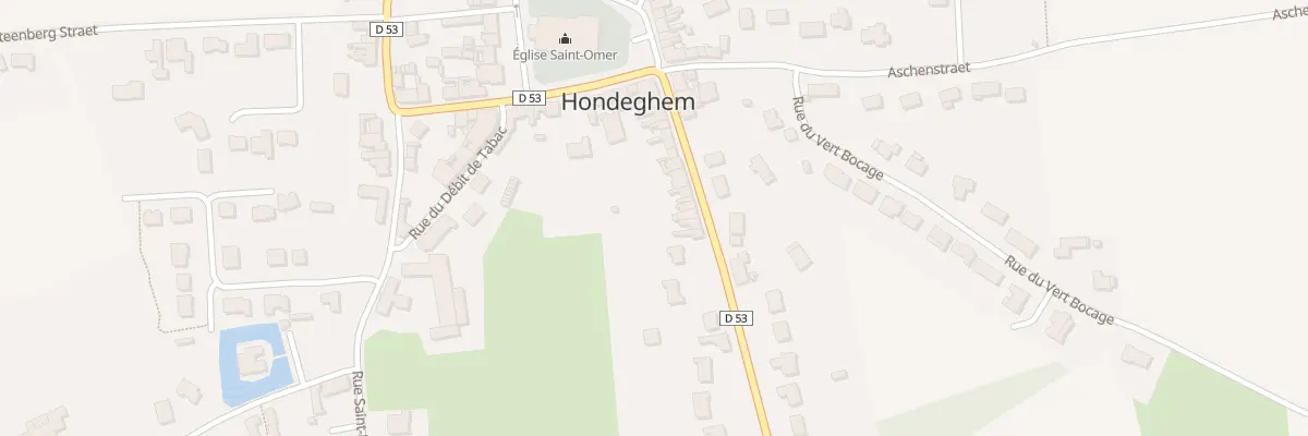 Plan du 92 Rue de la K. Hondeghem Battery à Hondeghem