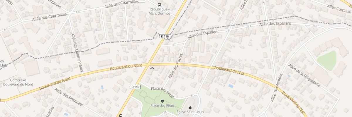 Plan du 54 Bd de l’Est au Raincy