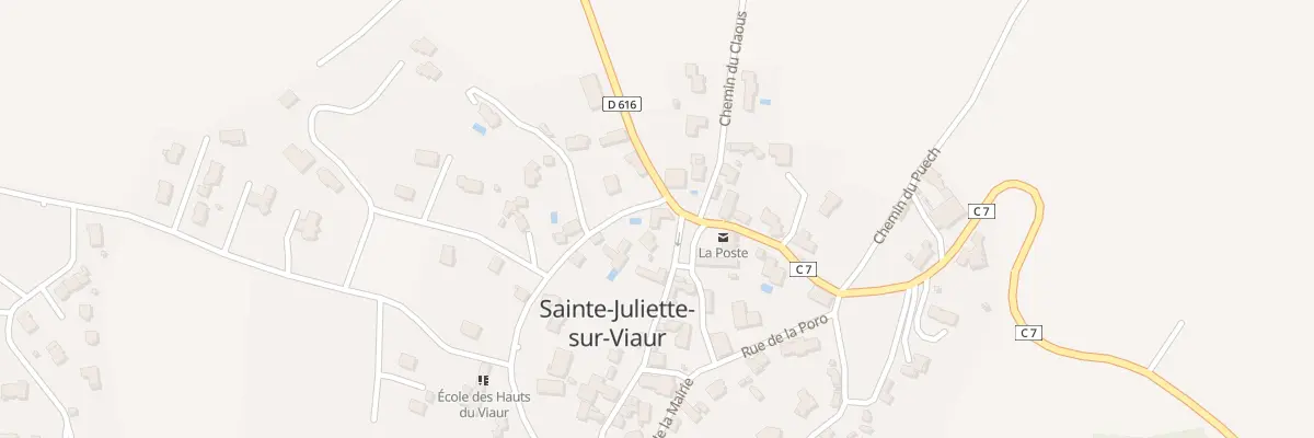 Plan du 5200 Sainte Juliette à Sainte-Juliette-sur-Viaur