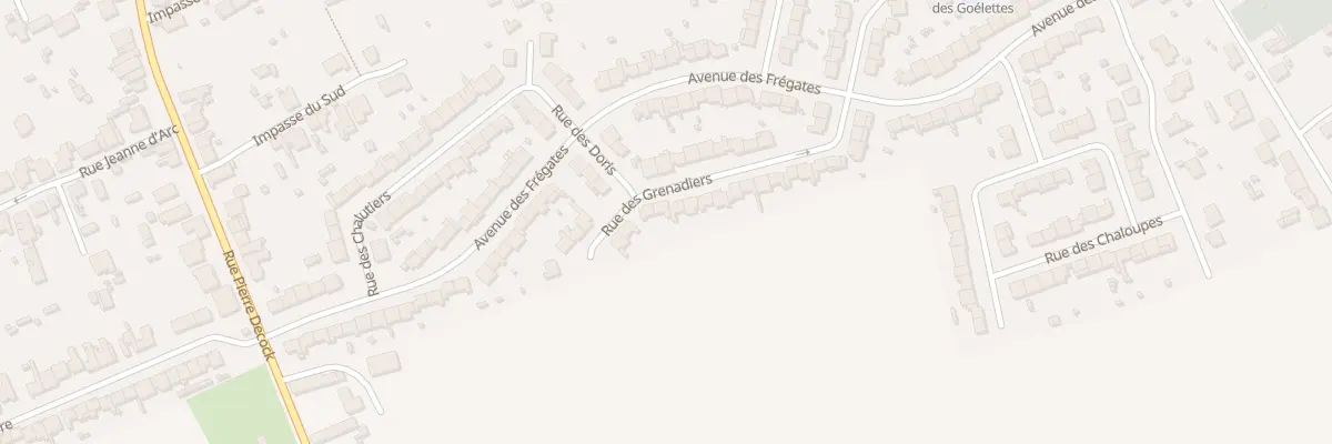 Plan du 8 Rue des Grenadiers à Bray-Dunes