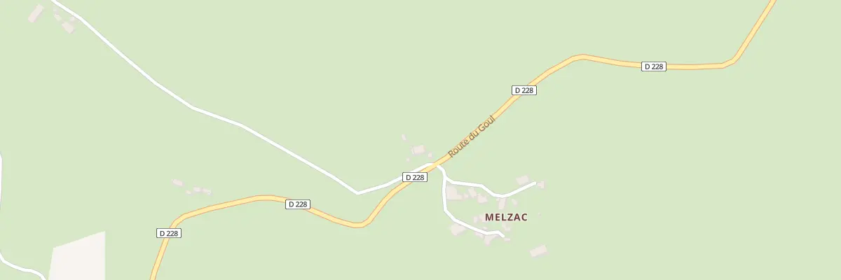 Plan du 1 Melzac à Ladinhac