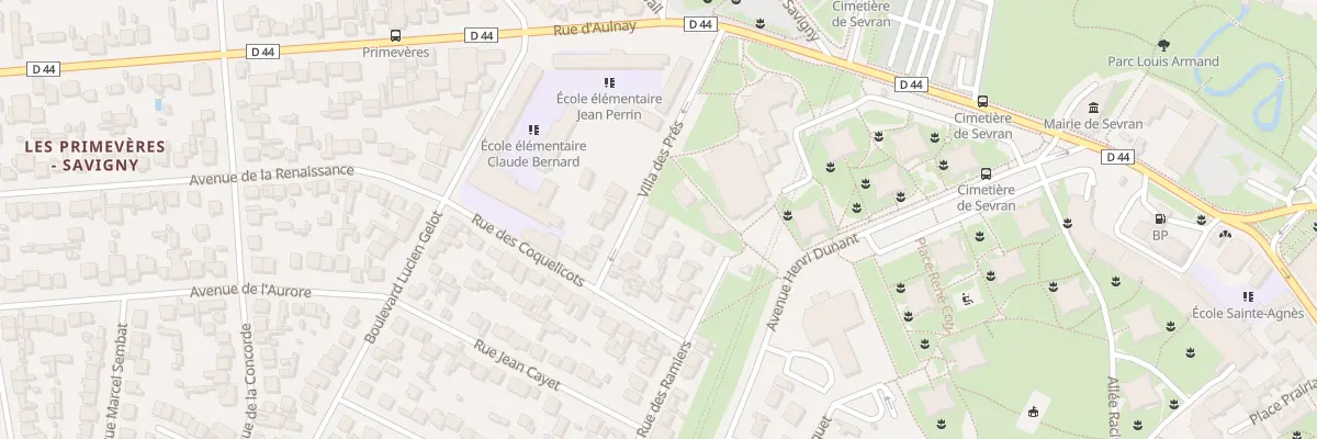 Plan du 8 Vla des Prés à Sevran