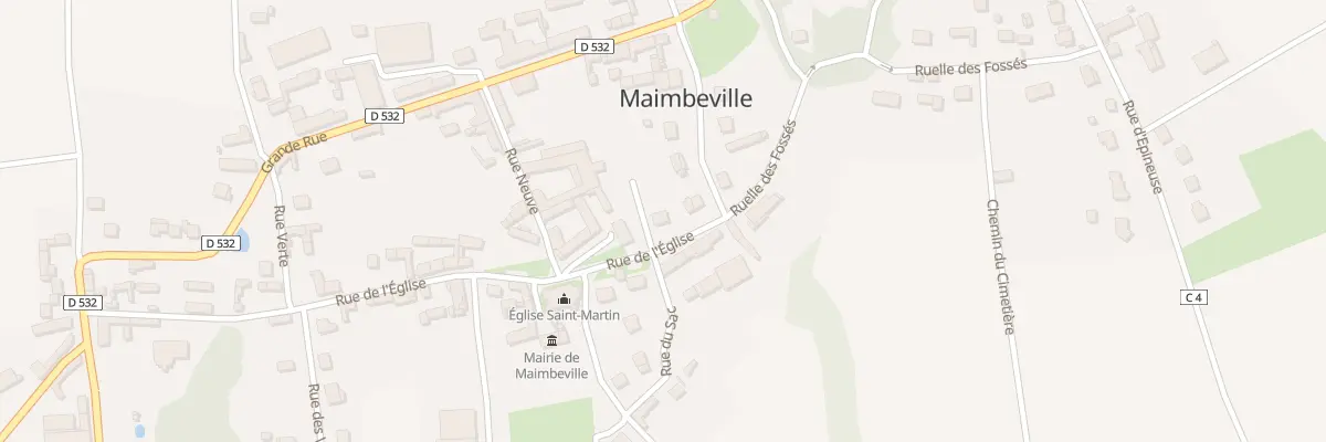 Plan du 29B Rue de l’Eglise à Maimbeville