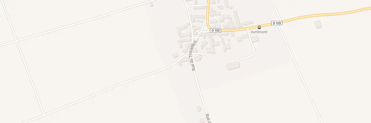Plan du 5 Rue du Trocadéro à Burcy