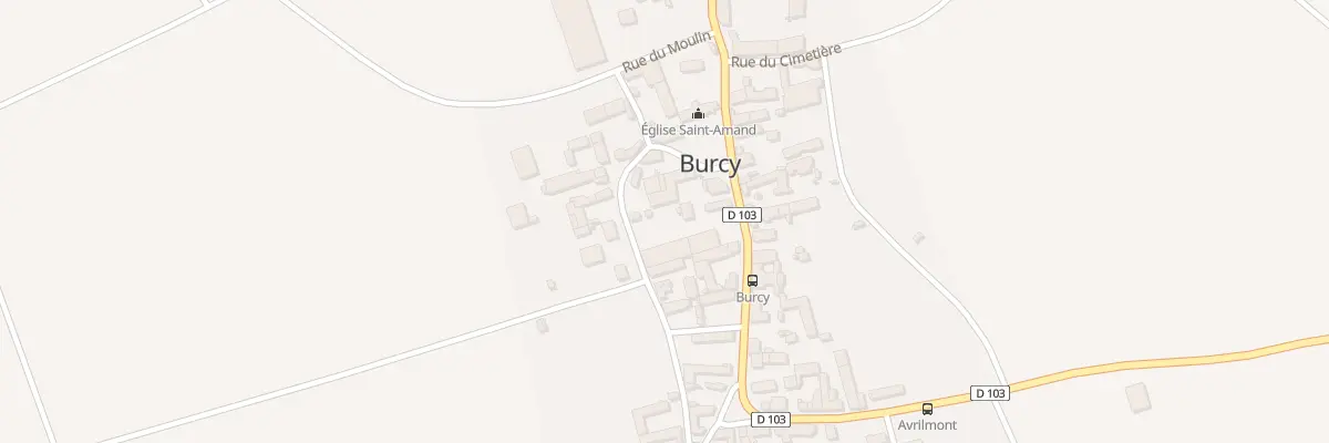 Plan du 3 Pl de l’Eglise à Burcy