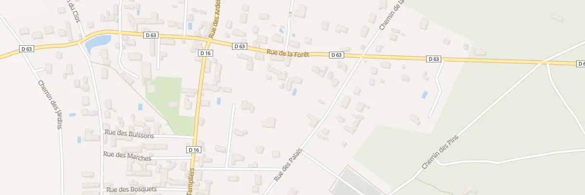 Plan du 10 Rue de la Forêt au Vaudoué