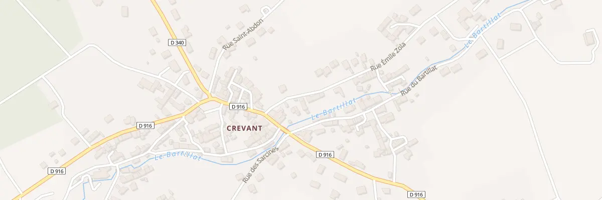 Plan du 6 Rue Emile Zola à Domérat