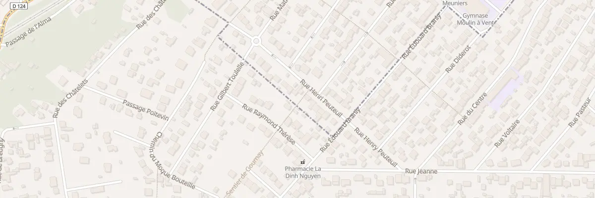 Plan du 22 Rue Henri Peuteuil à Chennevières-sur-Marne