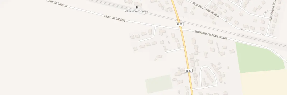 Plan du 7 Res Moutonne à Villers-Bretonneux