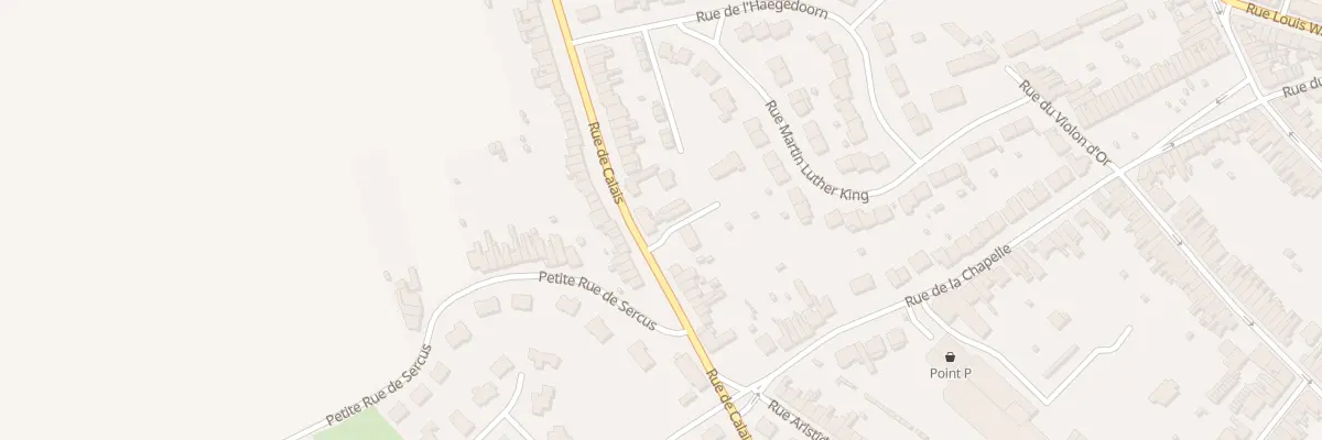 Plan du 222 Rue de Calais à Hazebrouck