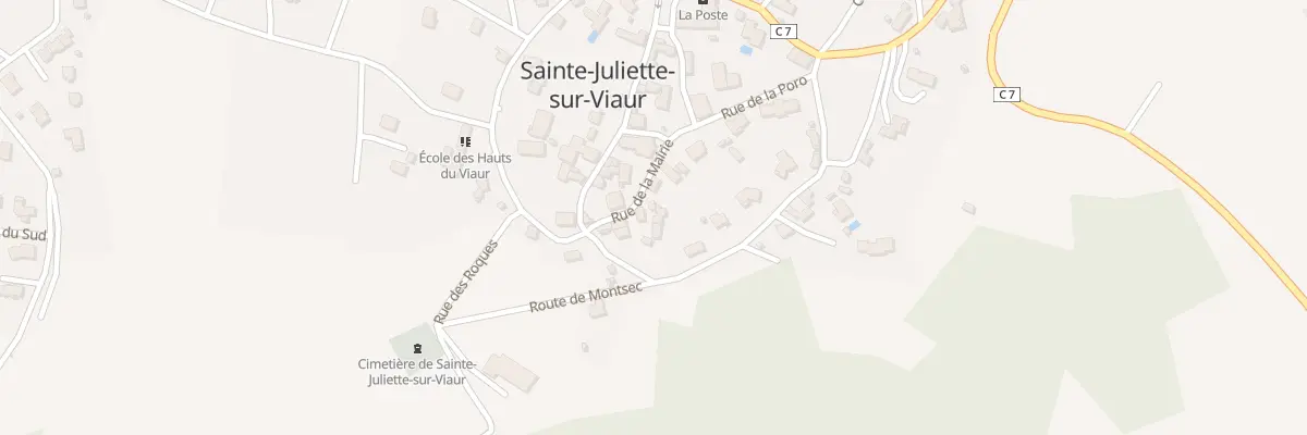 Plan du 5013B Sainte Juliette à Sainte-Juliette-sur-Viaur