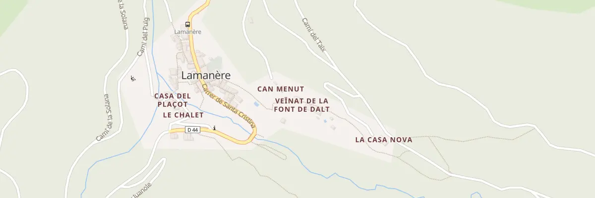 Plan du 63 Le Village à Lamanère