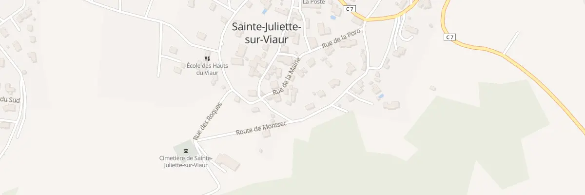 Plan du 5013 Sainte Juliette à Sainte-Juliette-sur-Viaur