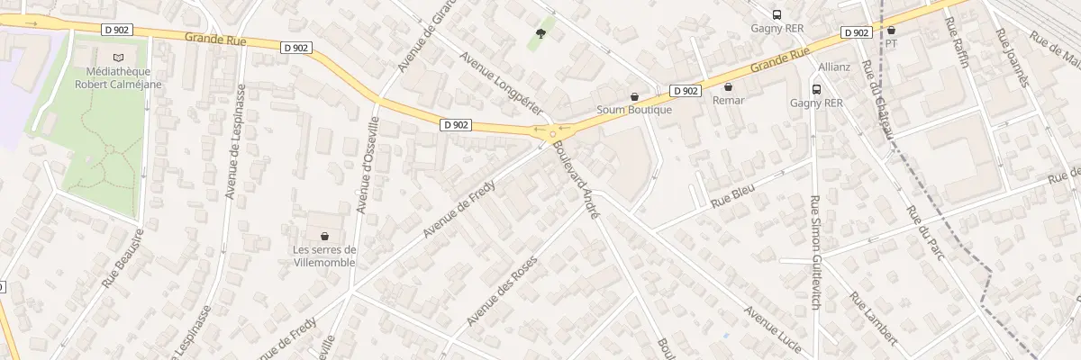 Plan du 3 Av de Fredy à Villemomble