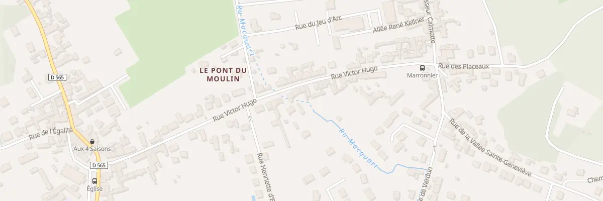 Plan du 34 Rue Victor Hugo à Verneuil-en-Halatte