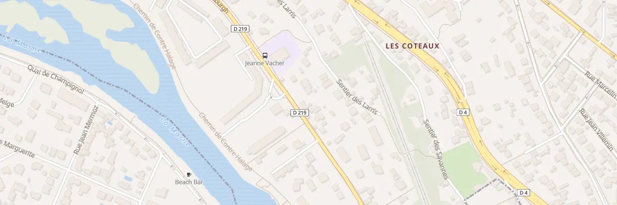 Plan du 99 Rue de Musselburgh à Champigny-sur-Marne
