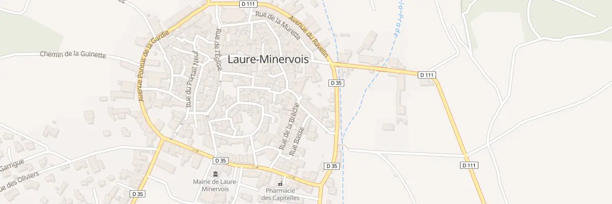 Plan du 13B Rue de la Bréche à Laure-Minervois