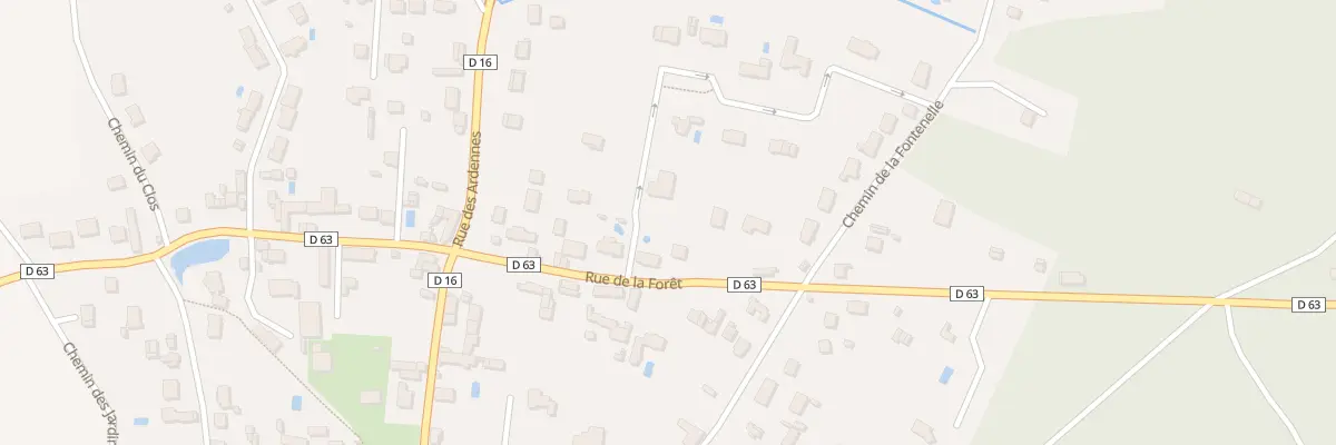 Plan du 9B Rue de la Forêt au Vaudoué