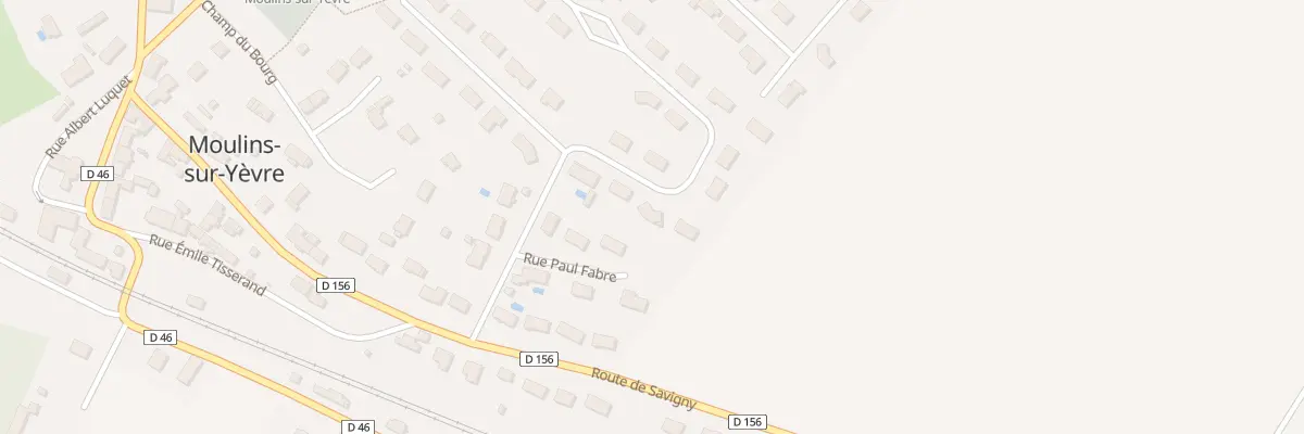 Plan du 6 Rue Paul Bardin à Moulins-sur-Yèvre