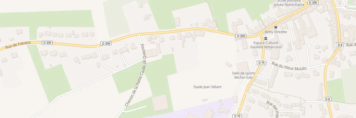 Plan du 243 Rue de Frévent à Avesnes-le-Comte