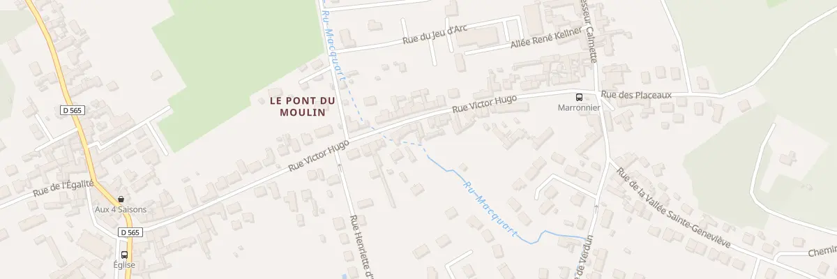 Plan du 36 Rue Victor Hugo à Verneuil-en-Halatte