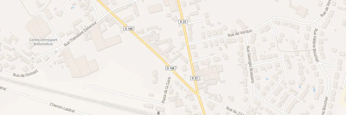 Plan du 17 Rue de la Gare à Villers-Bretonneux