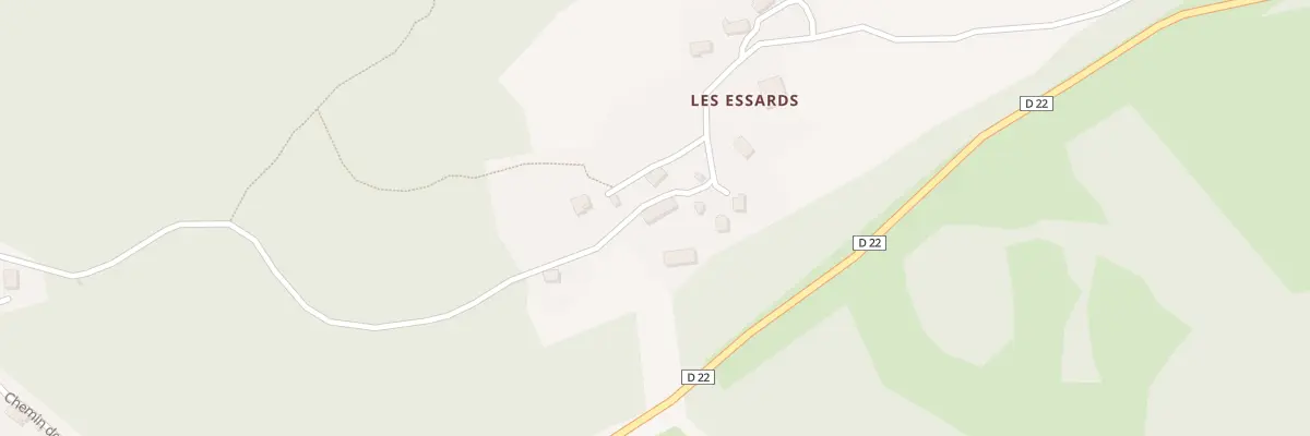 Plan du 5 Les Essards à Vebret