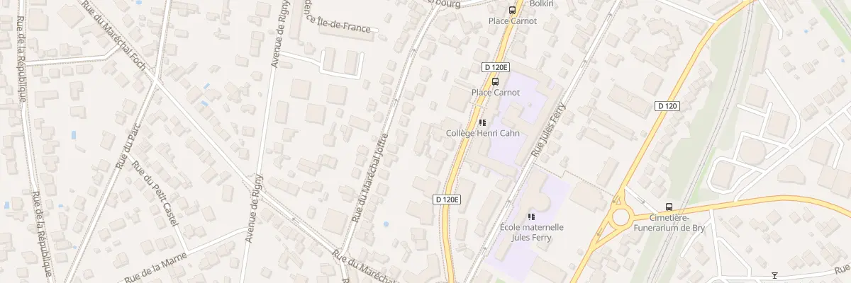 Plan du 12 Rue du Mal Joffre à Bry-sur-Marne