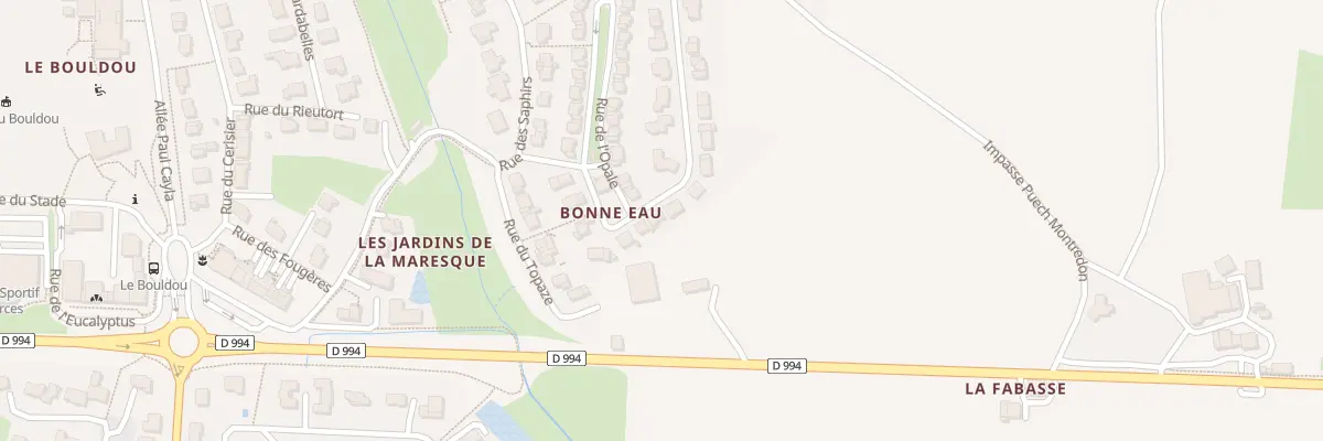 Plan du 14 Rue de l’Ambre à Druelle Balsac