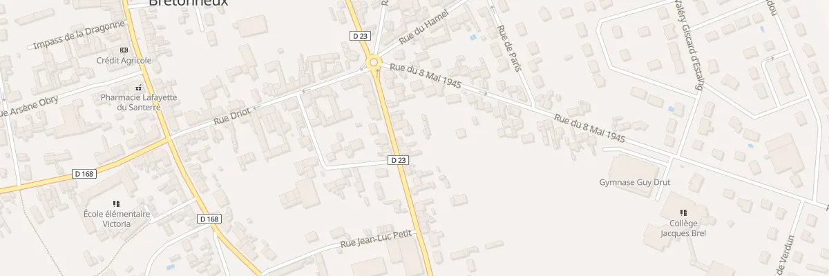 Plan du 83 Rue de Montdidier à Villers-Bretonneux