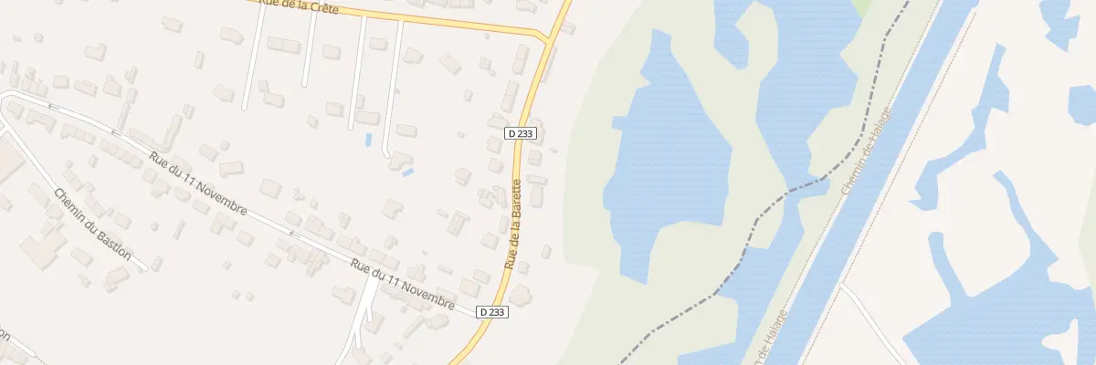 Plan du 6T Rue de la Barette à Corbie